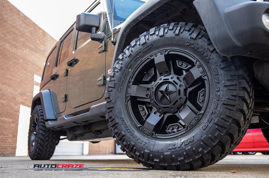 JEEP WRANGLER ROCKSTAR XD 2 MATTE BLACK